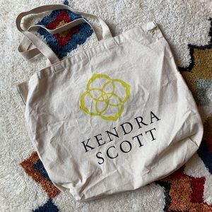 Kendra Scott Canvas Tote Bag